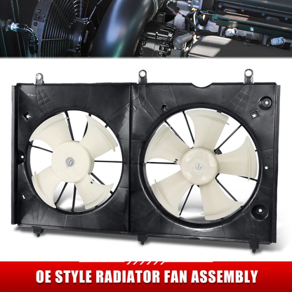 ABANICOS OE STYLE -HONDA ACCORD 2003-2007 - 2.4L WITH VALEO RADIATOR