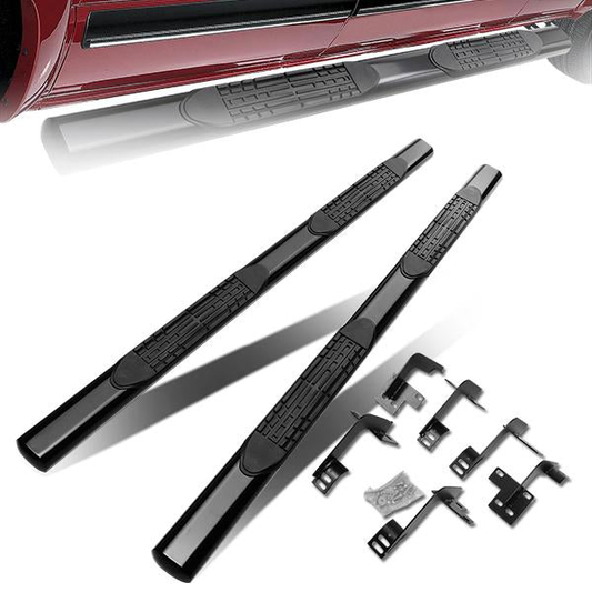 ESTRIBOS 4" - OVAL - STRAIGHT - 19-20 DODGE RAM 1500 - CREW CAB - BLACK
