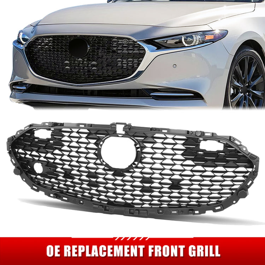 PARRILLA GRILLE - MZ 3 19-22 (3/4/5DR)/ GRILLE ASS'Y/ W/TEXTURED BLACK (4D)/ (MEXICO BUILT) (EU=USA)//PARTS.NO,MA1200219//OEM NO,BCKA50711A