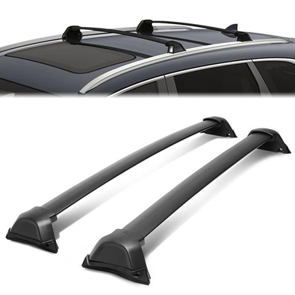 PORTAEQUIPAJE ROOF RACK CROSS BARS - 17-19 HONDA CR-V - FITS TOURING MODELS AND OTHERS WITH OEM ROOF RAILS ONLY - BLACK