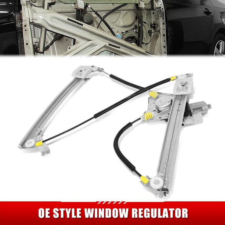 REGULADOR DE VENTANA WINDOW MOTORS & REGULATORS - FORD FOCUS 2012-2018 - WITH ANTI-PINCH - METALLIC - BARE STEEL / PLASTIC
