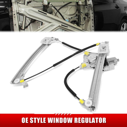 REGULADOR DE VENTANA WINDOW MOTORS & REGULATORS - FORD FOCUS 2012-2018 - WITH ANTI-PINCH - METALLIC - BARE STEEL / PLASTIC