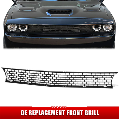 PARRILLA GRILLE - DG CHALGER 08-14/15-22/ GRILLE ASS'Y 15-21/ MAT-BLACK W/SILVER TRIM/ (SRT HELLCAT)//PARTS.NO,CH1200399//OEM NO,6PB51RXFAA
