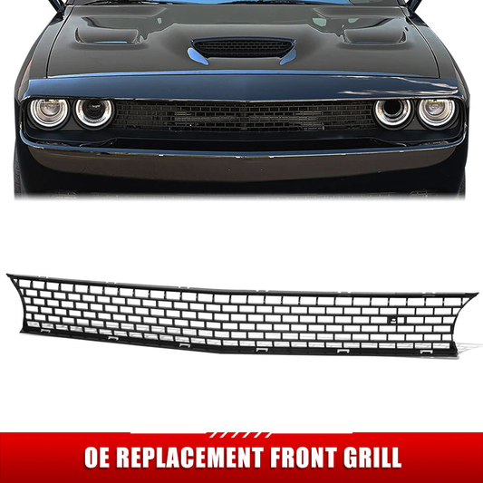PARRILLA GRILLE - DG CHALGER 08-14/15-22/ GRILLE ASS'Y 15-21/ MAT-BLACK W/SILVER TRIM/ (SRT HELLCAT)//PARTS.NO,CH1200399//OEM NO,6PB51RXFAA