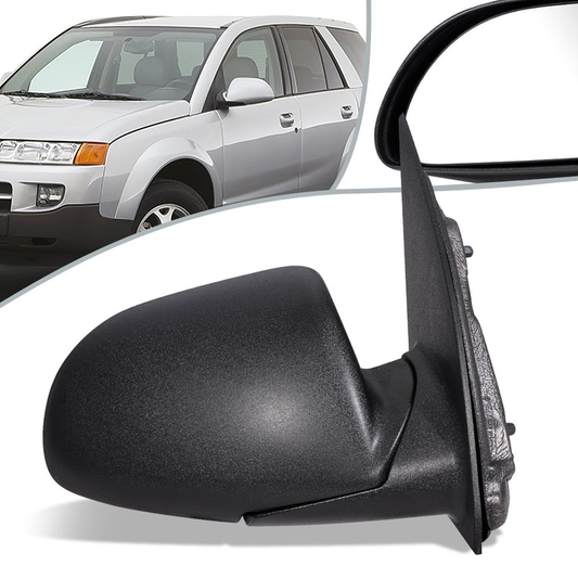 RETROVISOR MIRROR - OEM - 05-09 CHEVY EQUINOX/02-07 SATURN VUE-POWER ADJUST-MANUAL FOLDING-TEXTURED BLACK