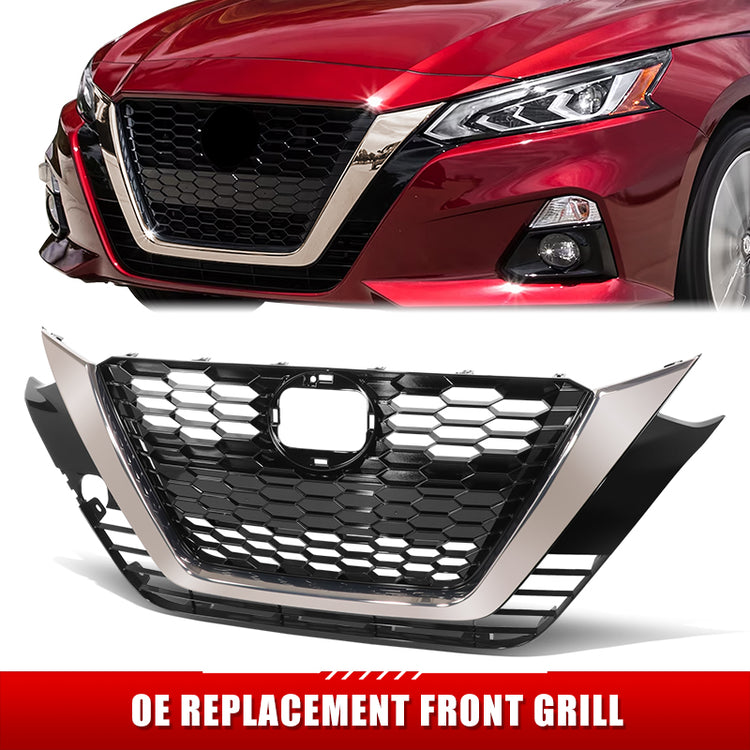 PARRILLA GRILLE - DS ALTMA 19-22/23-ON/ GRILLE ASS'Y/ DARK CHROME/GLOSS BLACK/ (SR)//PARTS.NO,NI1200293//OEM NO,623106CA1B