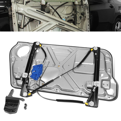 REGULADOR DE VENTANA WINDOW MOTORS & REGULATORS - METALLIC - 98-11 VOLKSWAGEN BEETLE HATCHBACK - FITS POWER WINDOWS MODEL - METALLIC - BARE STEEL/PLASTIC