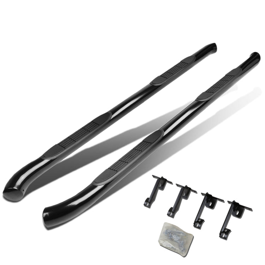 ESTRIBOS 3" - ROUND - 45 DEG - 11-17 DODGE DURANGO - BLACK