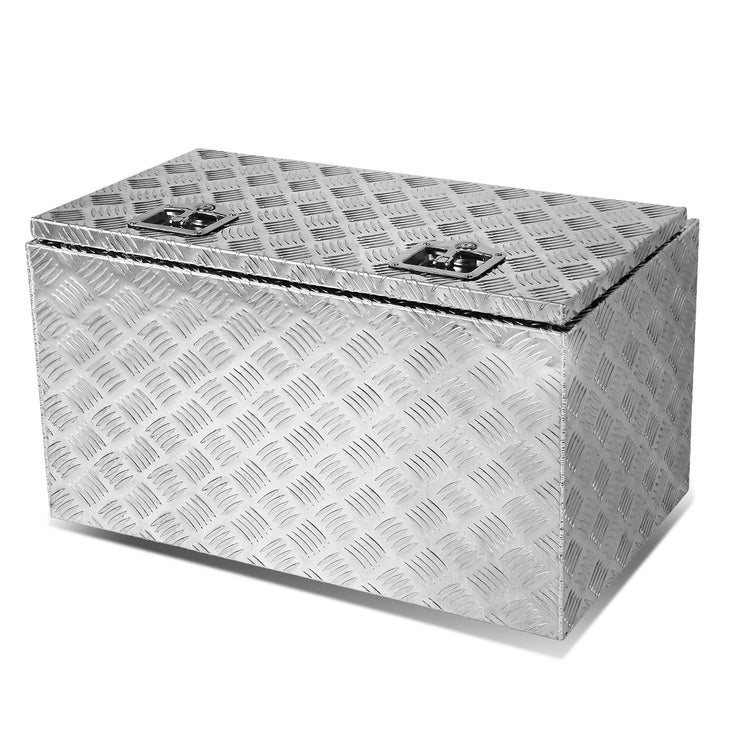 CAJA DE HERRAMIENTAS UNIVERSAL - TRUCK / TRAILER - W/ LOCK & KEY - ALUMINUM - 30" X 18" X 17" - SILVER