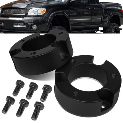 KIT ELEVACION 99-06 TOYOTA TUNDRA / 99-06 TOYOTA SEQUOIA - EXCLUDES TUNDRA ROCK WARRIOR MODEL OR TRD SUSPENSION - FRONT - 3" LIFT - STRUT TOP MOUNT SPACER