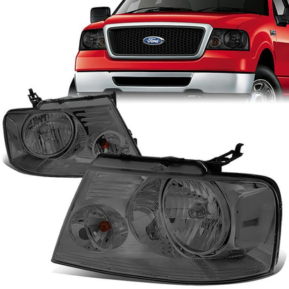 FAROS 04-08 FORD F-150 / 06-08 LINCOLN MARK LT 2/4-DR - 9007 LOW BEAM / HIGH BEAM / 3157A TURN SIGNAL - SMOKE HOUSING / CLEAR CORNER