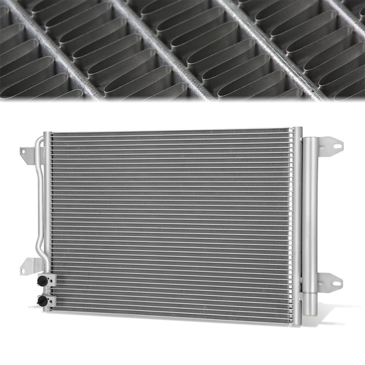 CONDENSADOR VOLKSWAGEN BEETLE 2012-2019 / VOLKSWAGEN JETTA 2009-2016 - ALUMINUM - SILVER