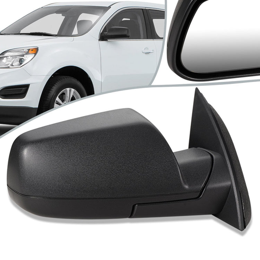 RETROVISOR MIRROR - OEM - 10-16 CHEVY EQUINOX - POWERED - FOLDING - TEXTURED - BLACK - RIGHT