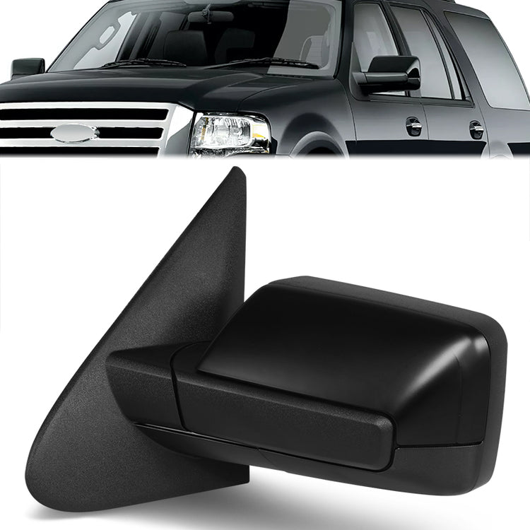 RETROVISOR MIRROR - OE STYLE - FORD EXPEDITION 12-14 - LINCOLN NAVIGATOR 12-14 - WITH POWER FOLD WITH HEATED WITH SIGNAL WITH MEMORY - DRIVER SIDE - PAINT TO MATCH - BLACK