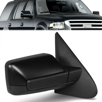 RETROVISOR MIRROR - OE STYLE - FORD EXPEDITION 12-14 - LINCOLN NAVIGATOR 12-14 - WITH POWER FOLD WITH HEATED WITH SIGNAL WITH MEMORY - PASSENGER SIDE - PAINT TO MATCH - BLACK