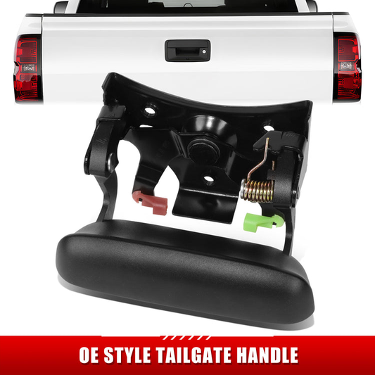 MANIJA DOOR HANDLE COVERS - 99-07 SILVERADO SIERRA 1500-3500 - ABS PLASTIC / STAINLESS STEEL - TEXTURED BLACK