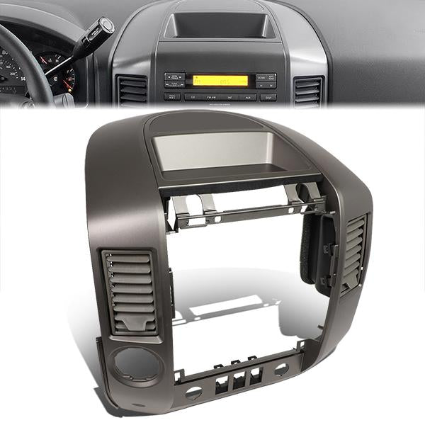 nan CENTER DASH BEZEL - 04-06 NISSAN TITAN / 05-06 NISSAN ARMADA / 2004 NISSAN PATHFINDER ARMADA - FITS MODELS WITHOUT NAVI - FITS MODELS W/O CENTER SPEAKER - GRAY