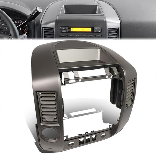nan CENTER DASH BEZEL - 04-06 NISSAN TITAN / 05-06 NISSAN ARMADA / 2004 NISSAN PATHFINDER ARMADA - FITS MODELS WITHOUT NAVI - FITS MODELS W/O CENTER SPEAKER - GRAY