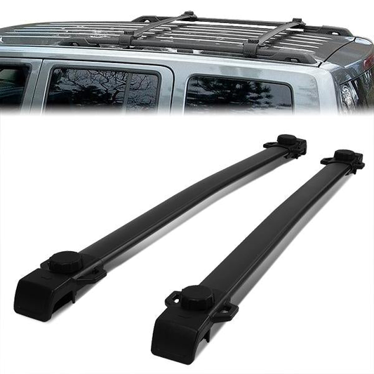PORTAEQUIPAJE ROOF RACK CROSS BARS - ALUMINUM - 15-19 JEEP RENEGADE - BOLTS ONTO OEM ROOF RAILS ONLY