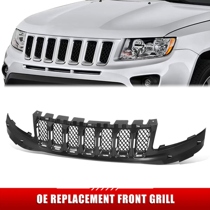 PARRILLA GRILLE - JP COMPS '11-'17/ GRILLE ASS'Y/ W/MAT-BLACK//PARTS.NO,CH1200344//OEM NO,68109866AA