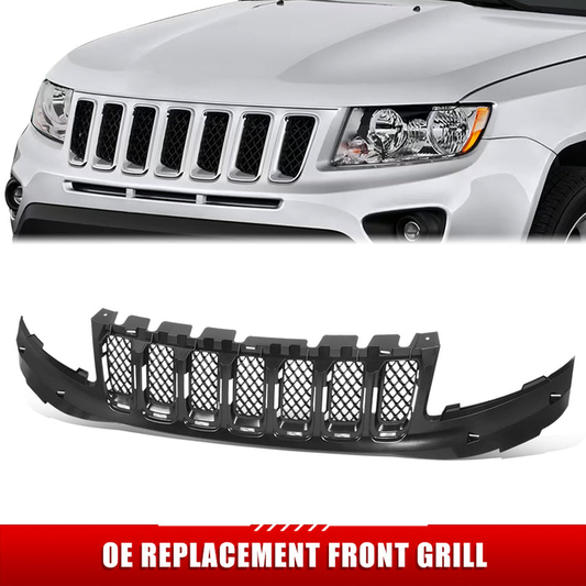 PARRILLA GRILLE - JP COMPS '11-'17/ GRILLE ASS'Y/ W/MAT-BLACK//PARTS.NO,CH1200344//OEM NO,68109866AA