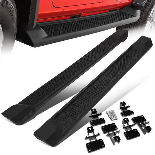 ESTRIBOS 4.5" - 18-19 JEEP WRANGLER 4-DR - BLACK