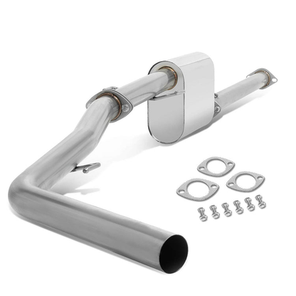 TUBERIA CATBACK CATBACK - 13-15 TOYOTA TACOMA CREW / EXTENDED CAB 2.7L WITH 5/6FT BED - SINGLE TIP - STAINLESS STEEL