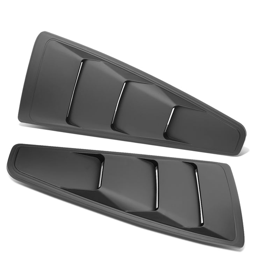 nan QUARTER WINDOW LOUVER - 2PCS - 05-14 FORD MUSTANG - DOES NOT FIT CONVERTIBLE MODELS - BLACK