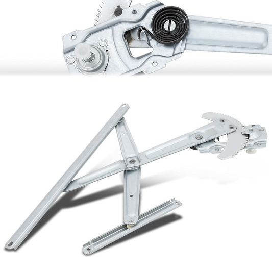 REGULADOR DE VENTANA WINDOW MOTORS & REGULATORS - METALLIC - 88-92 TOYOTA COROLLA SEDAN / WAGON - METALLIC - BARE STEEL/PLASTIC