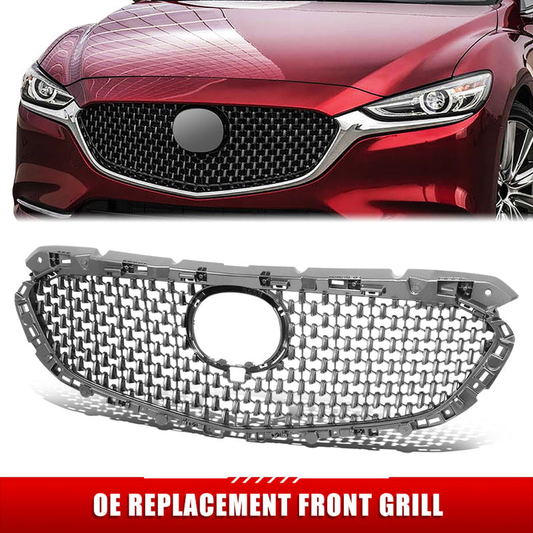 PARRILLA GRILLE - MZ 6 14-17/18-21/ GRILLE ASS'Y 18-21/ PAINTED DARK GRAY//PARTS.NO,MA1200218//OEM NO,GBVG50719