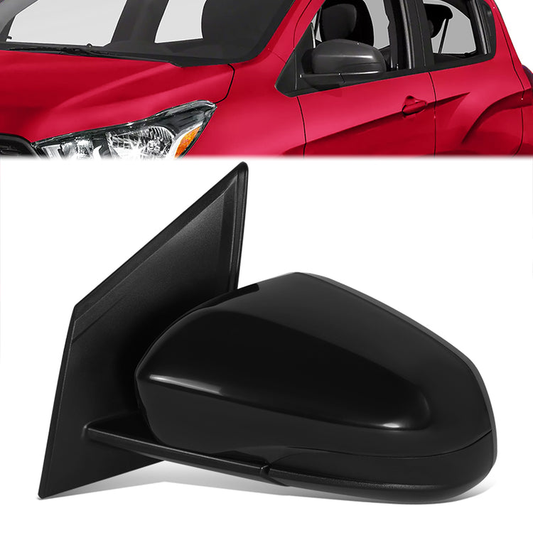 RETROVISOR MIRROR - OE STYLE - CHEVROLET SPARK 16 - WITH POWER - DRIVER SIDE - PAINT TO MATCH - BLACK