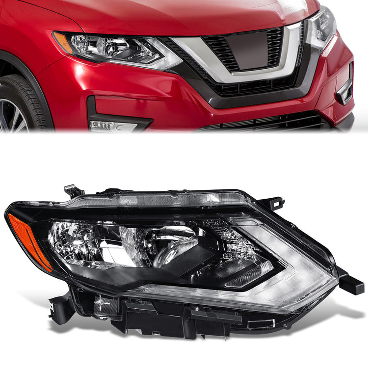 FAROS OE STYLE - 17-20 NISSAN ROGUE - FITS MODELS WITH FACTORY HALOGEN HEADLIGHTS ONLY - H11 LOW / H9 HIGH / 168 SIDE MARKER / 7444NA TURN SIGNAL - RIGHT