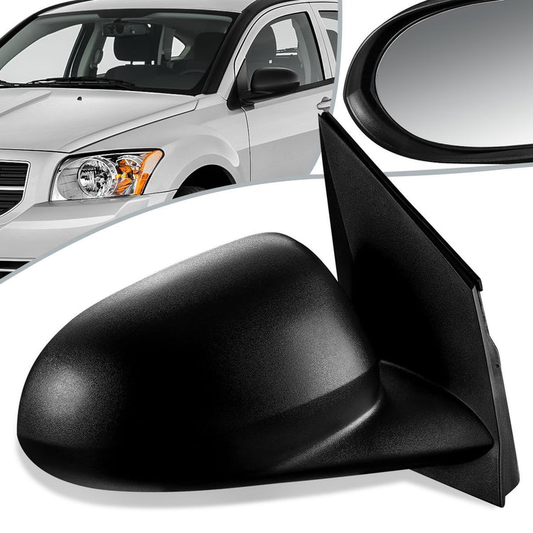RETROVISOR MIRROR - OEM - 07-12 DODGE CALIBER - MANUAL - TEXTURED - BLACK - RIGHT