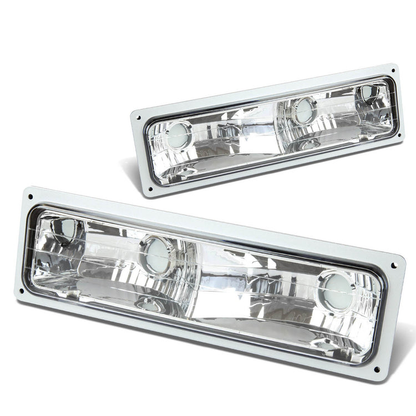 CUARTOS LUZ 94-98 CHEVY C10 - 2PC - CHROME