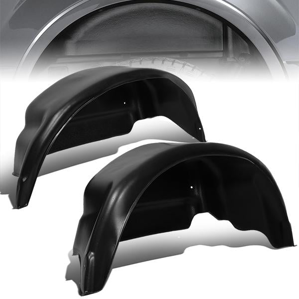 nan REAR WHEEL WELL GUARD COVERS - 2PCS - 15-19 FORD F-150 - DOES NOT FIT RAPTOR MODELS - BLACK