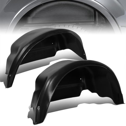 nan REAR WHEEL WELL GUARD COVERS - 2PCS - 15-19 FORD F-150 - DOES NOT FIT RAPTOR MODELS - BLACK