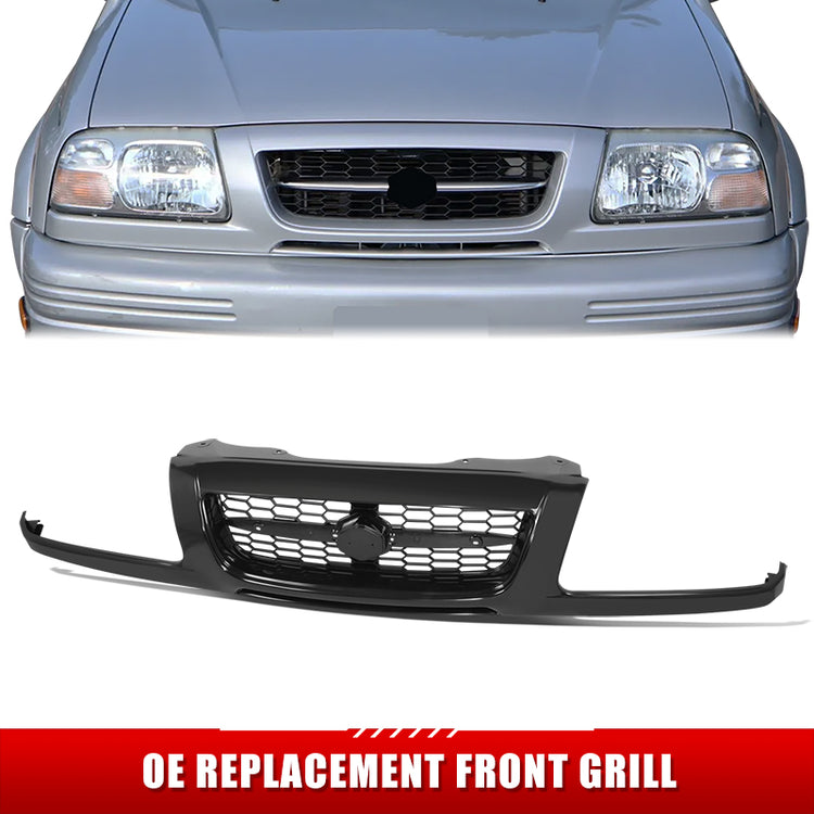 PARRILLA GRILLE - SZ VITAR/GRAND VITAR '99-'05/ GRILLE ASS'Y 99-00/ MAT-BLACK (GRAND VITARA)//PARTS.NO,SZ1200114//OEM NO,7211165DA0