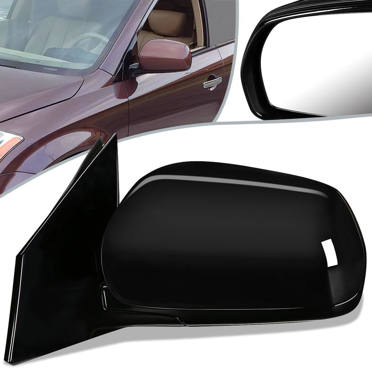 RETROVISOR MIRROR - OEM - 05-07 NISSAN MURANO - POWERED - TEXTURED - BLACK - LEFT