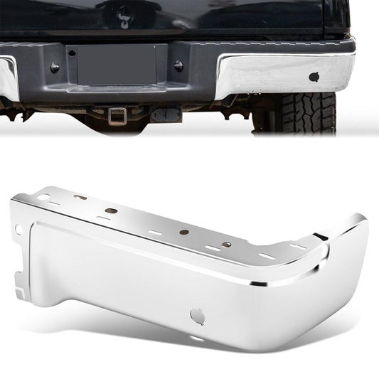DEFENSA 09-14 FORD F-150, FITS FLEETSIDE MODELS ONLY WITH PARKING SENSOR HOLES, CHROME, RIGHT