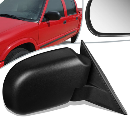 RETROVISOR MIRROR - OEM - 99-05 CHEVY BLAZER / 98-04 CHEVY S10 PICKUP / 98-04 GMC SONOMA / 99-01 OLDSMOBILE BRAVADA - MANUAL - TEXTURED - BLACK - RIGHT