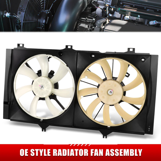 ABANICOS OE STYLE -TOYOTA CAMRY 2010-2011 / TOYOTA VENZA 2009-2016 - 2.5L 2.7L ENGINE WITH - W/TRAILER TOW PACKAGE