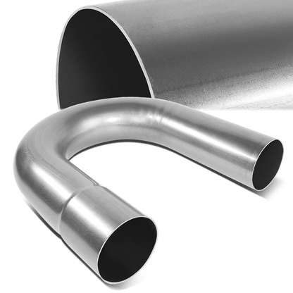 nan EXHAUST PIPE TUBING - U-BEND - 1PC - 3.0"-3.15" FLARED - OD CUSTOM 180 DEGREE - 18 GAUGE - STAINLESS STEEL