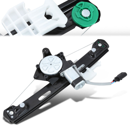 REGULADOR DE VENTANA WINDOW MOTORS & REGULATORS - METALLIC - 00-06 LINCOLN LS - METALLIC - BARE STEEL/PLASTIC