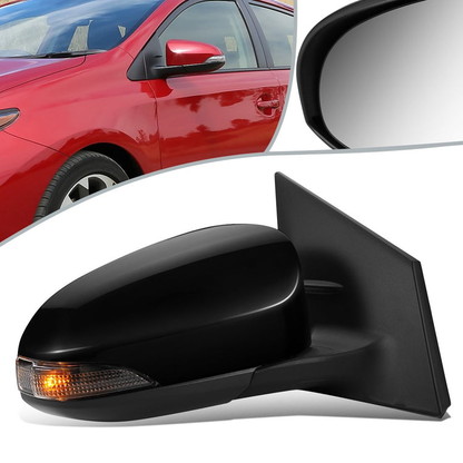 RETROVISOR MIRROR - OEM - 15+ TOYOTA IM - POWERED - HEATED - W/ SIGNAL LIGHT - POWER FOLDING - BLACK MATERIAL - RIGHT