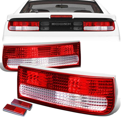 FAROS TRASEROS 90-96 NISSAN 300ZX Z32 - RED / CLEAR