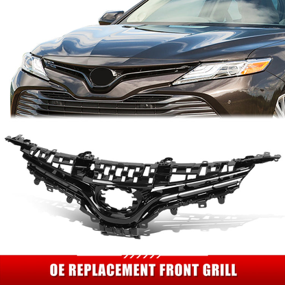 PARRILLA GRILLE - TY CAMY 18-20/21-ON/ GRILLE ASS'Y 18-20/ PAINTED GLOSS BLACK/ W/O AROUND VIEW CAMREA H./ ( XLE)//PARTS.NO,TO1200420//OEM NO,5310106A70