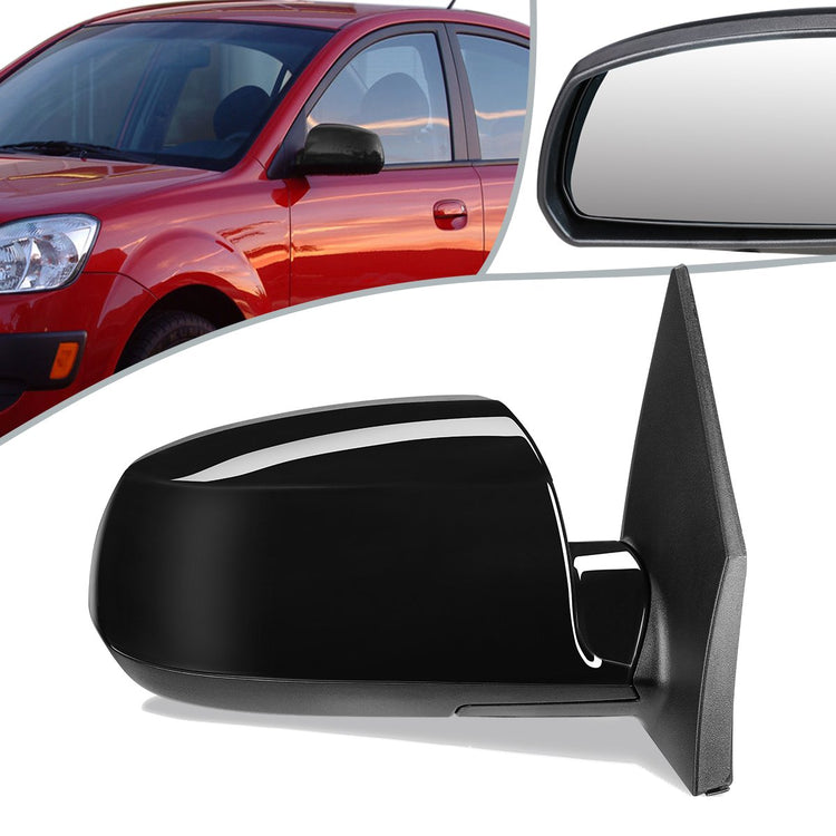 RETROVISOR MIRROR - OEM - 06-09 KIA RIO / 06-09 KIA RIO5 - POWERED - HEATED - PAINTABLE - BLACK - RIGHT