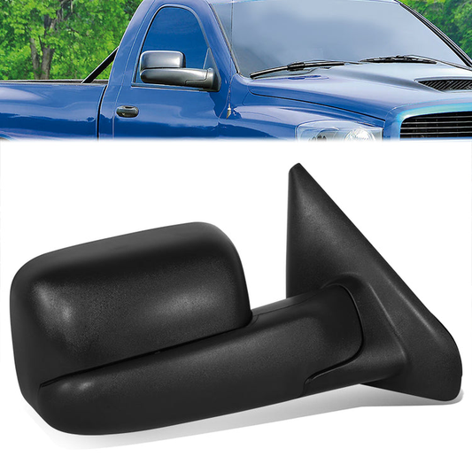RETROVISOR MIRROR - OE STYLE - DODGE RAM 1500 PICKUP 02-09 - DODGE RAM 2500 PICKUP 02-09 - DODGE RAM 3500 PICKUP 02-09 - PASSENGER SIDE - PAINT TO MATCH - BLACK