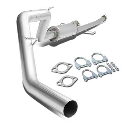 TUBERIA CATBACK CATBACK - 09-17 TOYOTA TUNDRA 4.6L / 5.7L - SINGLE TIP - STAINLESS STEEL