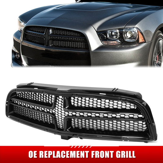 PARRILLA GRILLE - DG CHARGR '11-'14/ GRILLE ASS'Y/ MAT-BLACK (SRT-8)